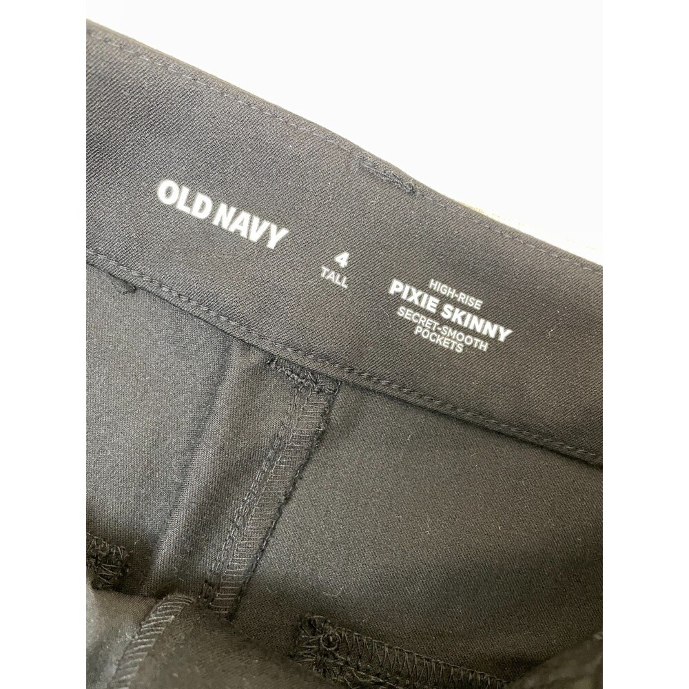 Old Navy Pixie Skinny High Rise Secret Smooth Pockets Pants Size 4 Tall NWT - Picture 6 of 11